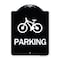 Signmission D4-3 Bicycle Parking Bicycle Parking Heavy-Gauge Aluminum Sign, 24" x 18", BW-1824-24199 A-DES-BW-1824-24199 - alternate 1